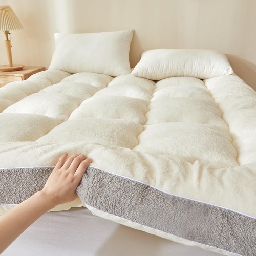 Milk fleece mattress topper - fleece,